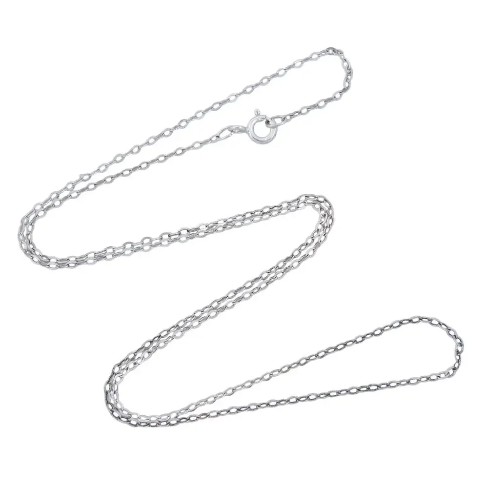 Vintage Sterling Silver 925 Cable Link Chain Necklace | 18